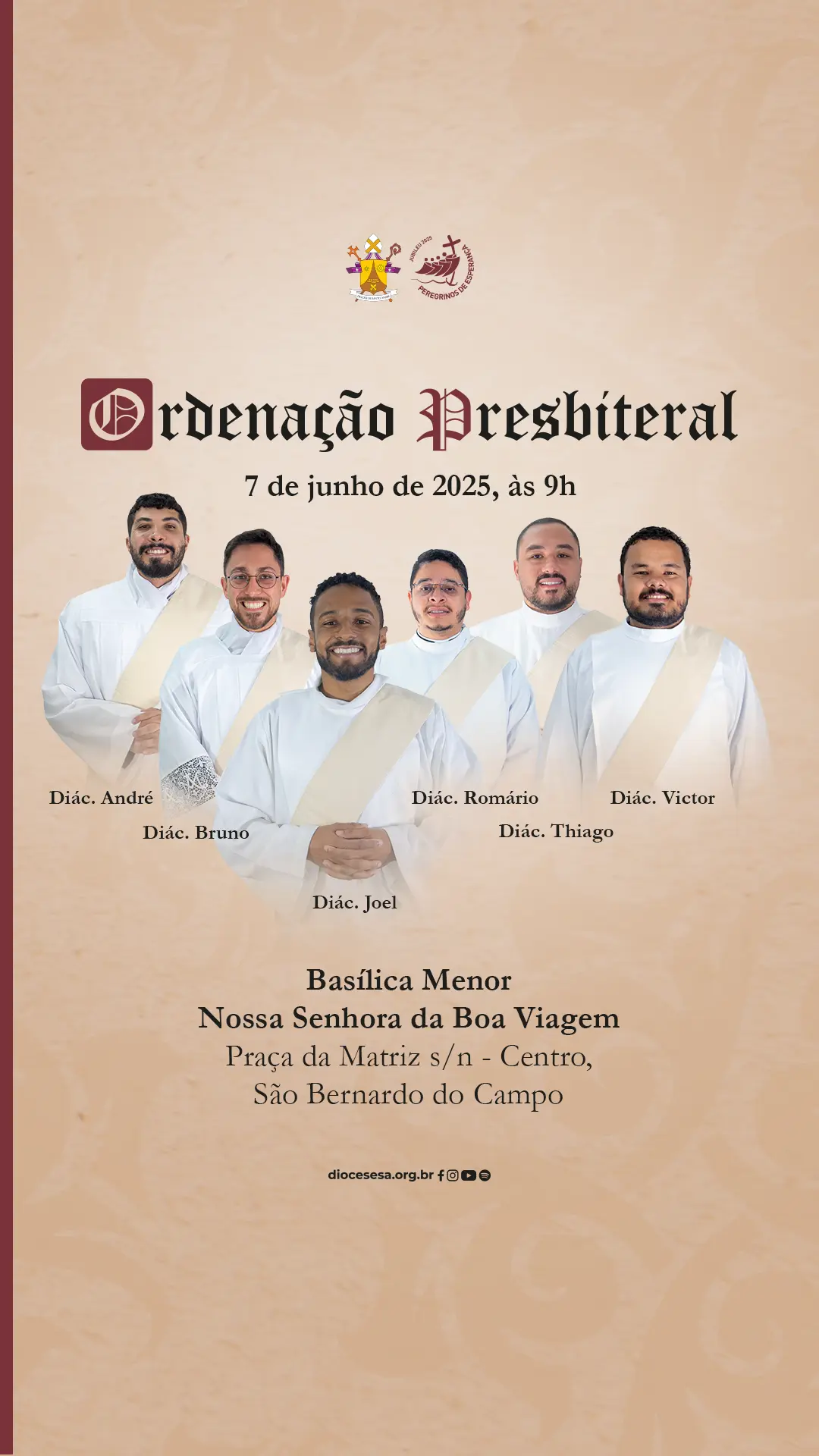 Slider Mobile - Ordenação Presbiteral - Jun25
